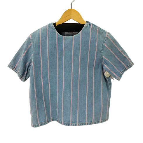 ティーバイアレキサンダーワン T by Alexander Wang ストライプ柄 デニムセットアップ レディース  24